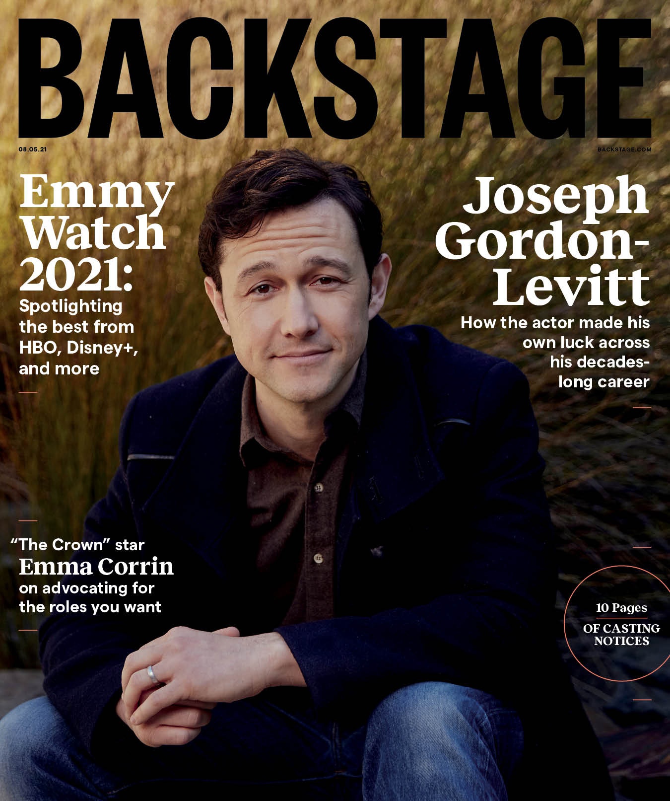 BACKSTAGE (USA) magazine side cover 5 August 2021