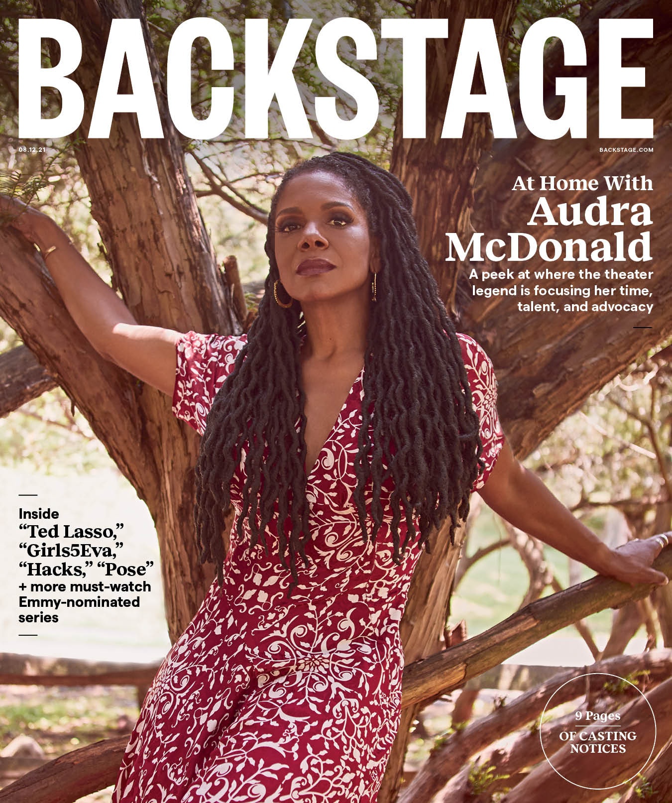 BACKSTAGE (USA) magazine side cover 12 August 2021