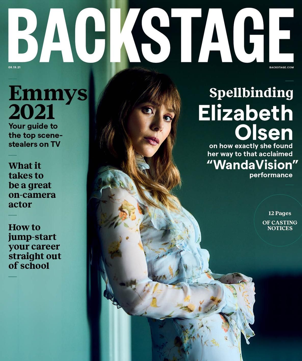 BACKSTAGE (USA) magazine side cover 19 August 2021