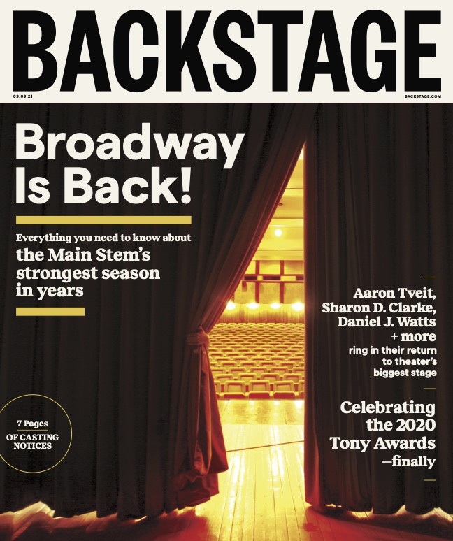 BACKSTAGE (USA) magazine side cover 9 September 2021