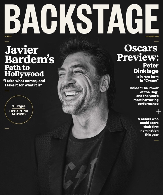 BACKSTAGE (USA) magazine side cover 20 January 2022