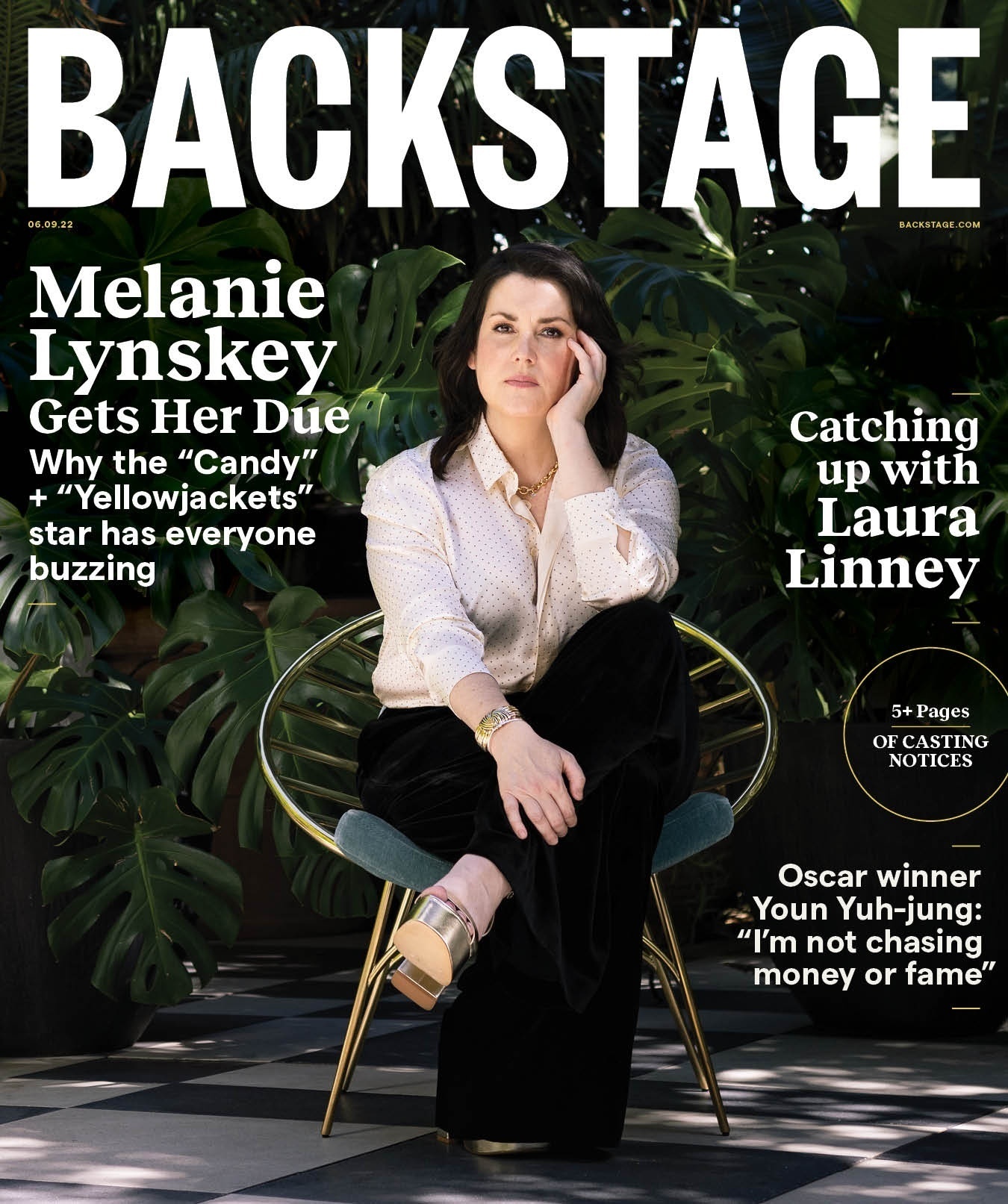 BACKSTAGE (USA) magazine side cover 9 June 2022