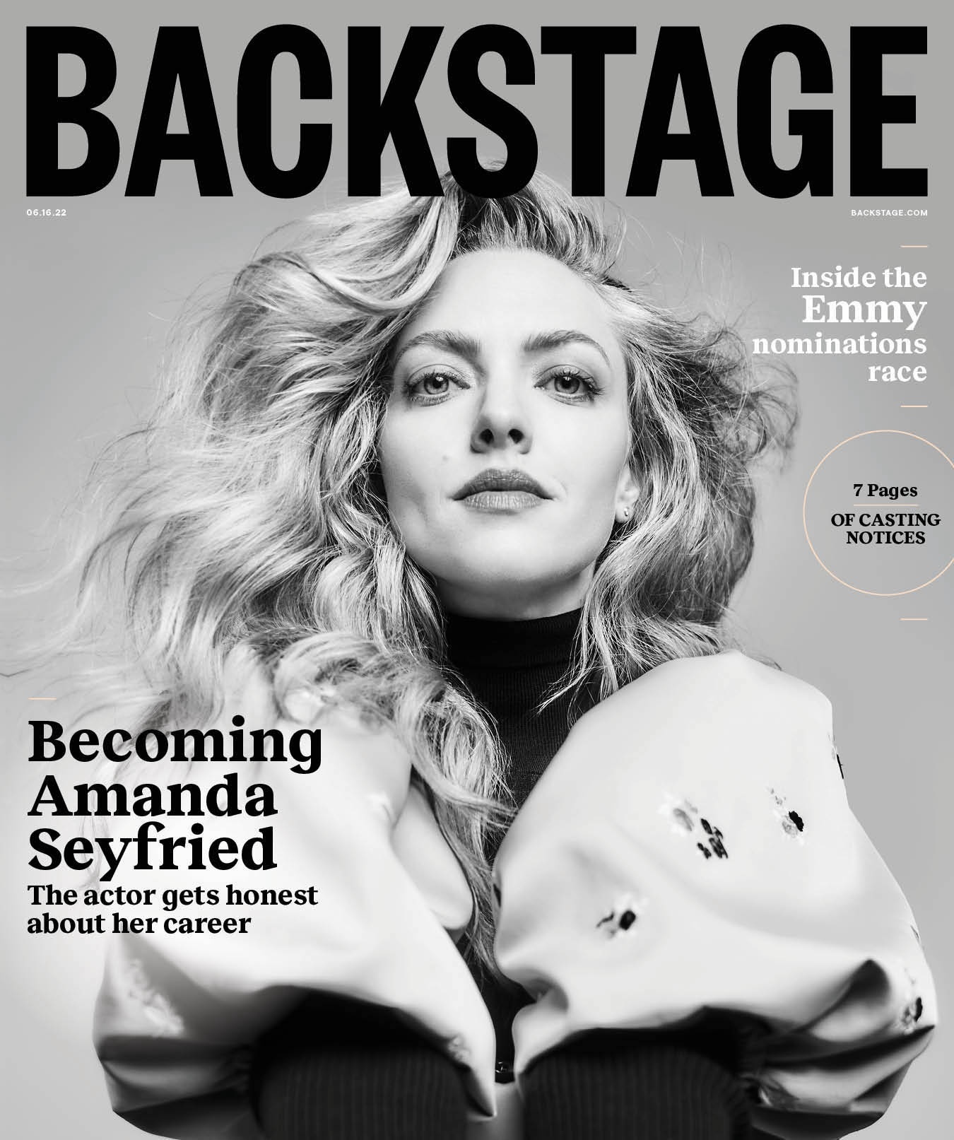 BACKSTAGE (USA) magazine side cover 16 June 2022