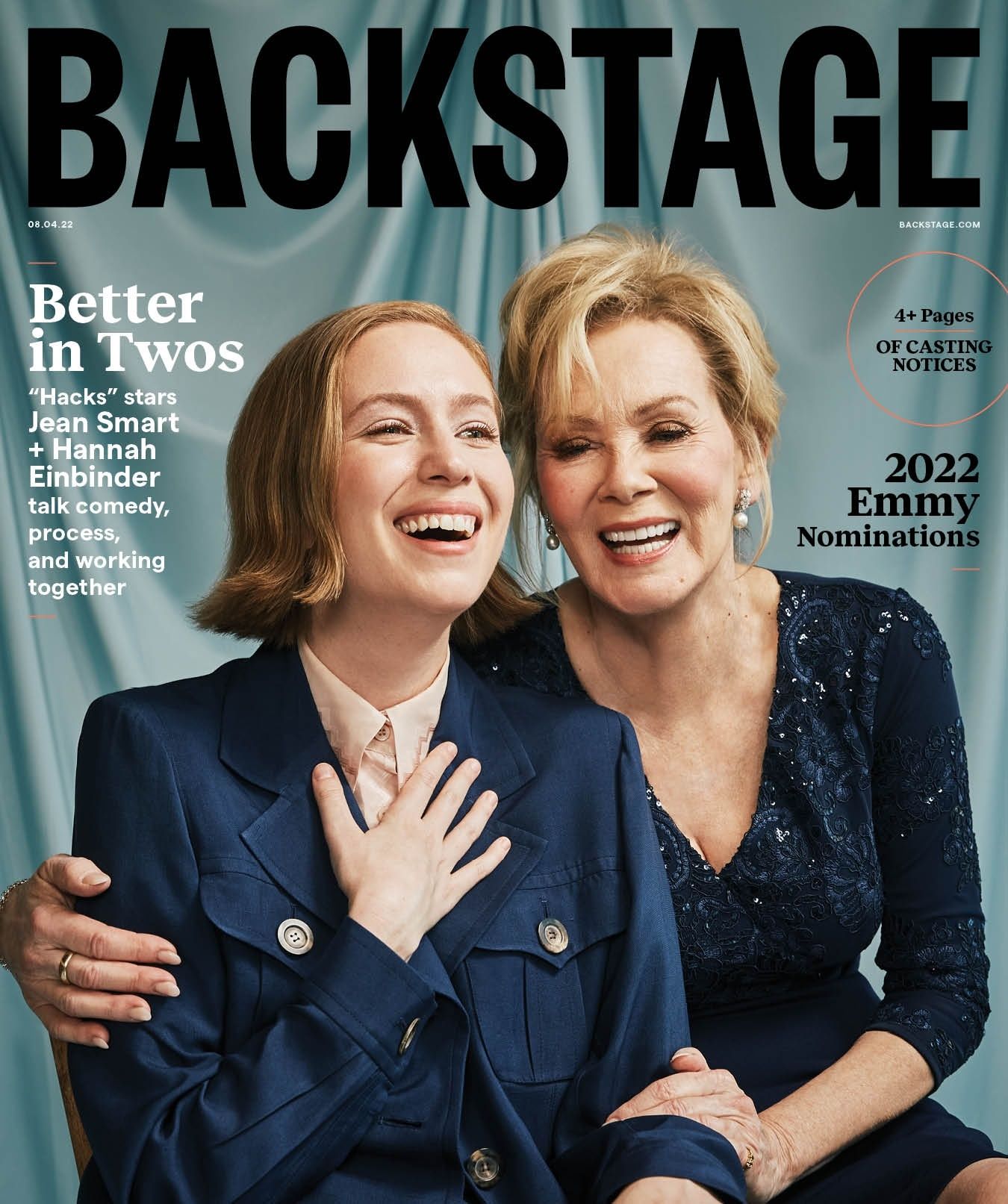 BACKSTAGE (USA) magazine side cover 4 August 2022