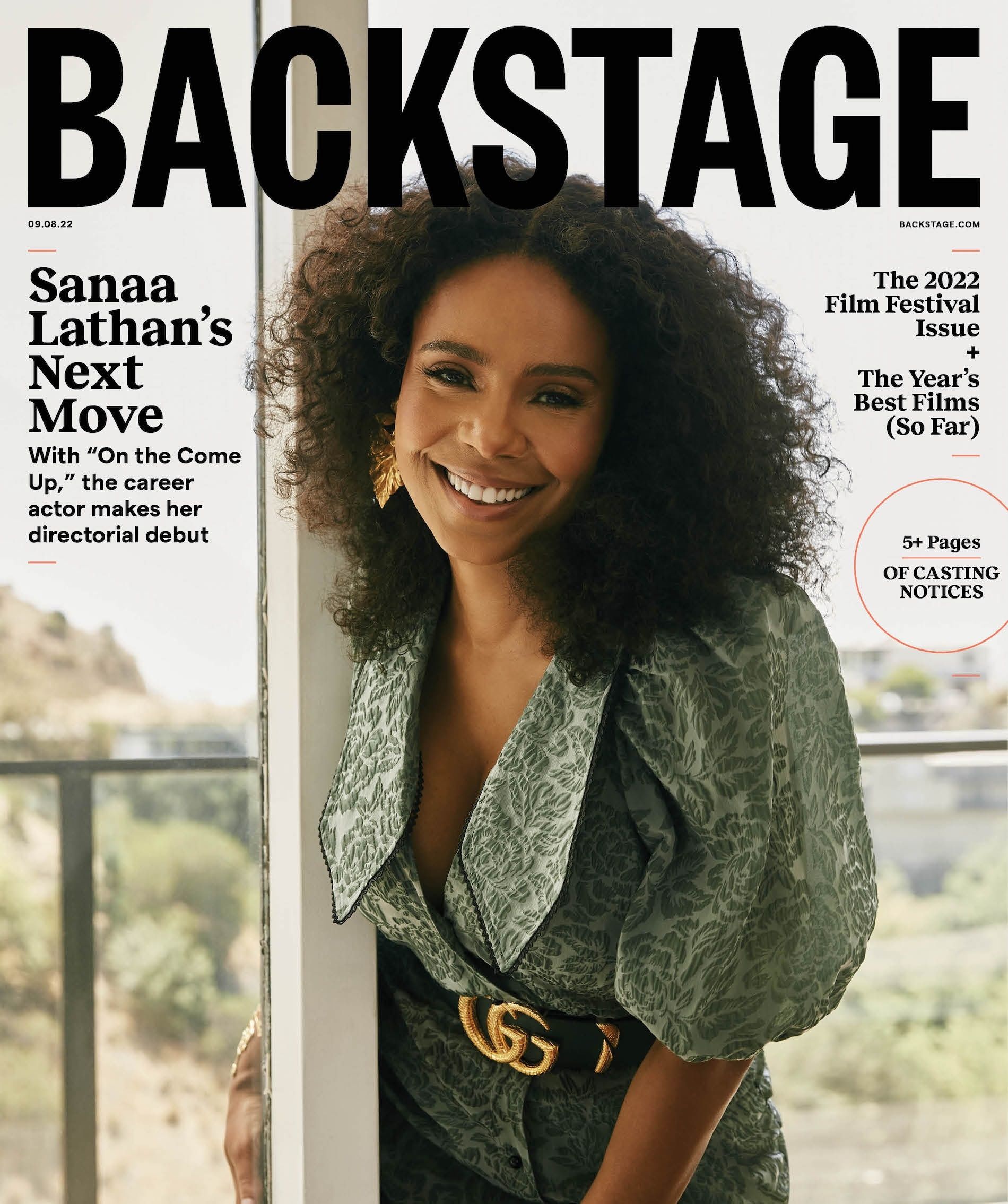 BACKSTAGE (USA) magazine side cover 8 September 2022