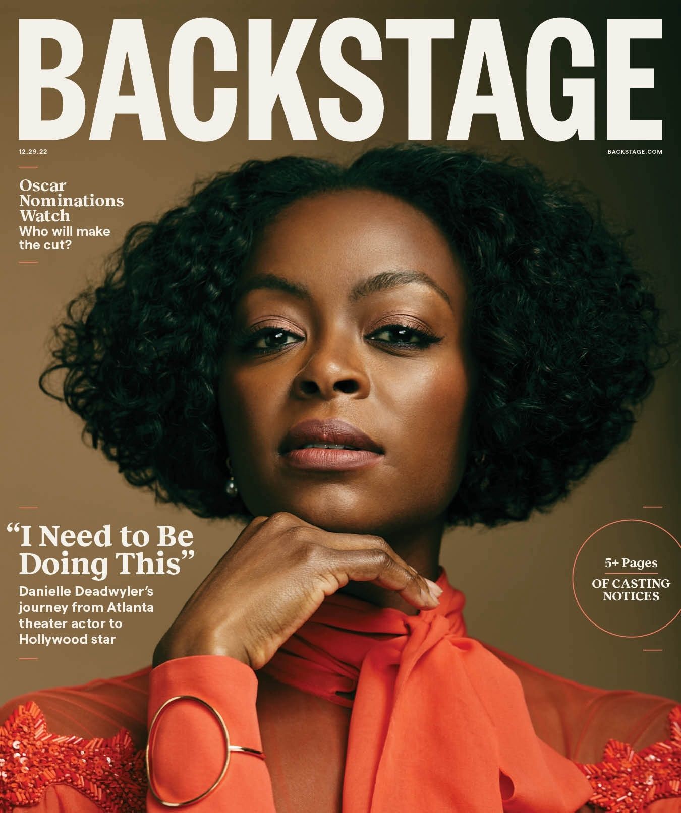 BACKSTAGE (USA) magazine side cover 29 December 2022