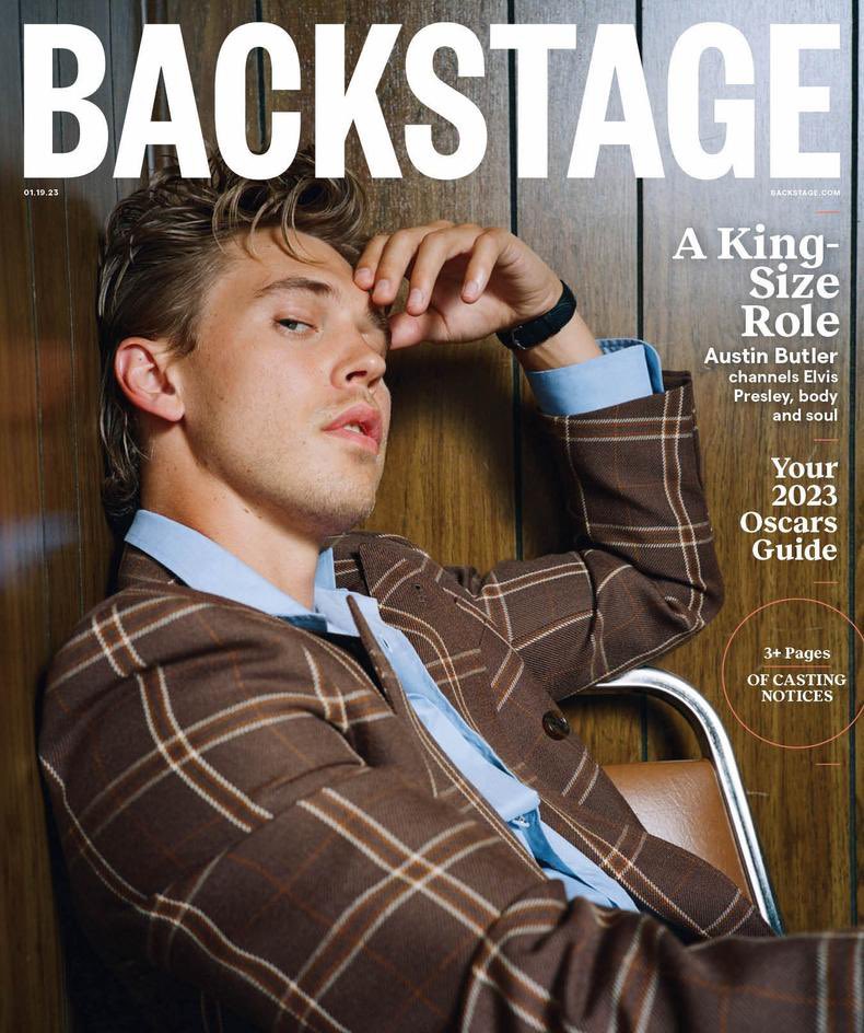BACKSTAGE (USA) magazine side cover 19 January 2023