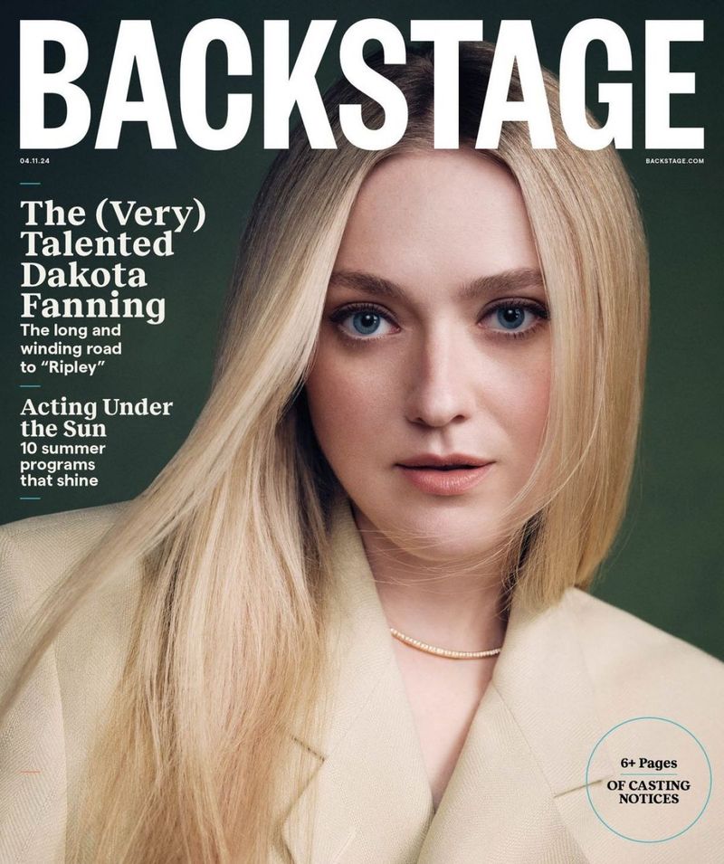 BACKSTAGE (USA) magazine side cover 11 April 2024