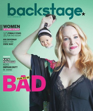 BACKSTAGE (USA) magazine side cover  October 2012