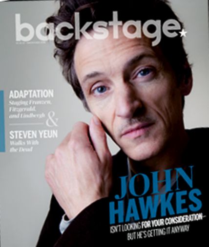 BACKSTAGE (USA) magazine side cover 17 October 2012
