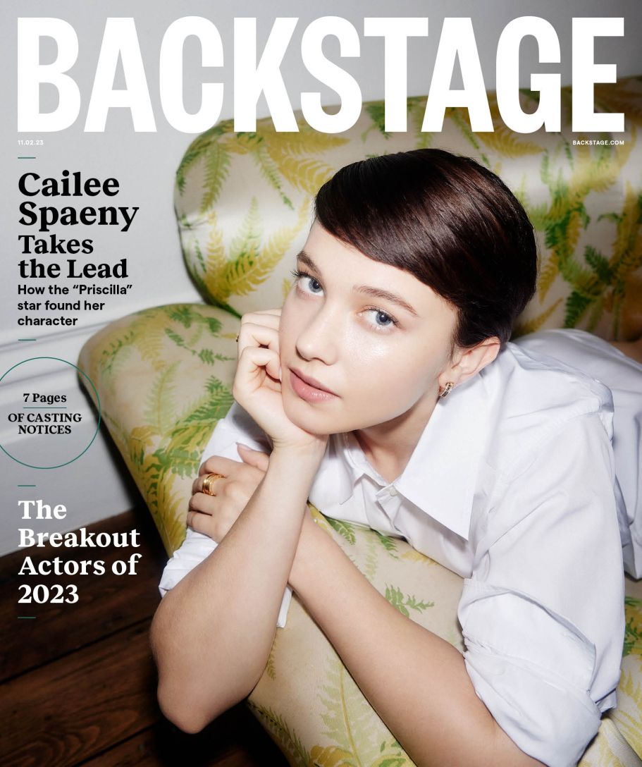 BACKSTAGE (USA) magazine side cover 2 November 2023