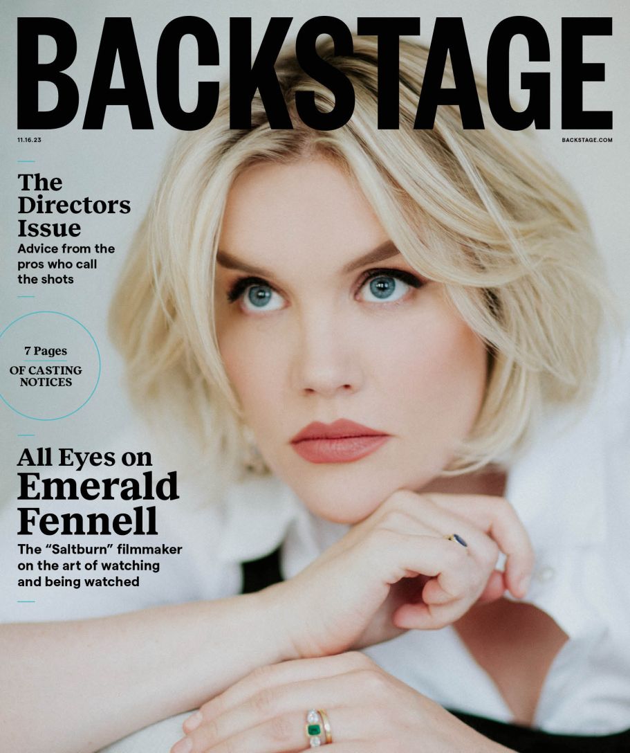 BACKSTAGE (USA) magazine side cover 16 November 2023