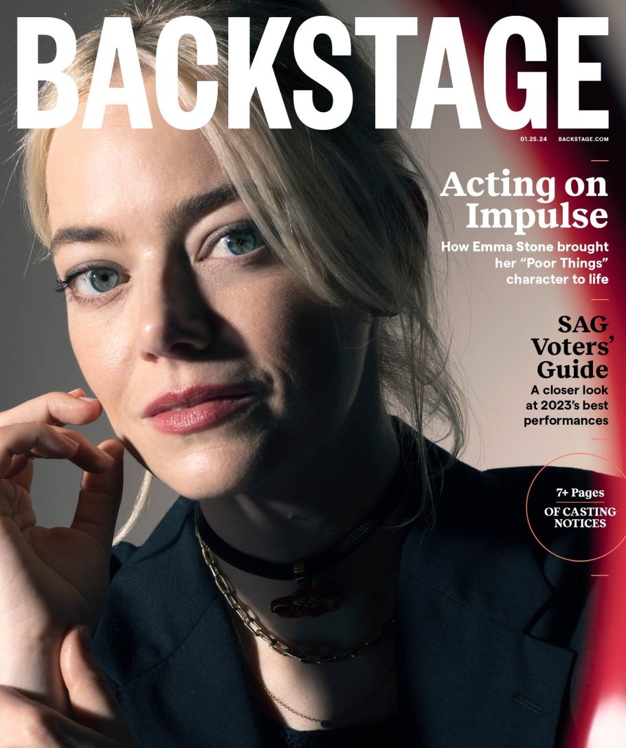 BACKSTAGE (USA) magazine side cover 25 January 2024