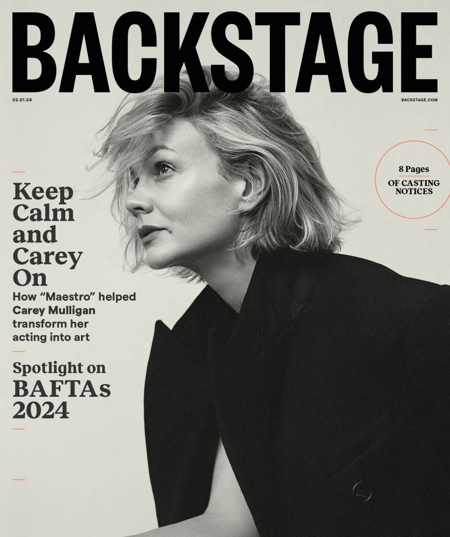 BACKSTAGE (USA) magazine side cover 1 February 2024