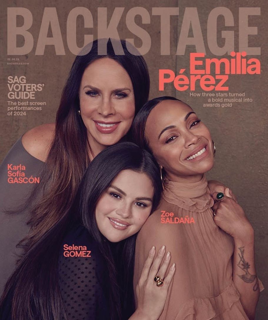 BACKSTAGE (USA) magazine side cover 6 February 2025