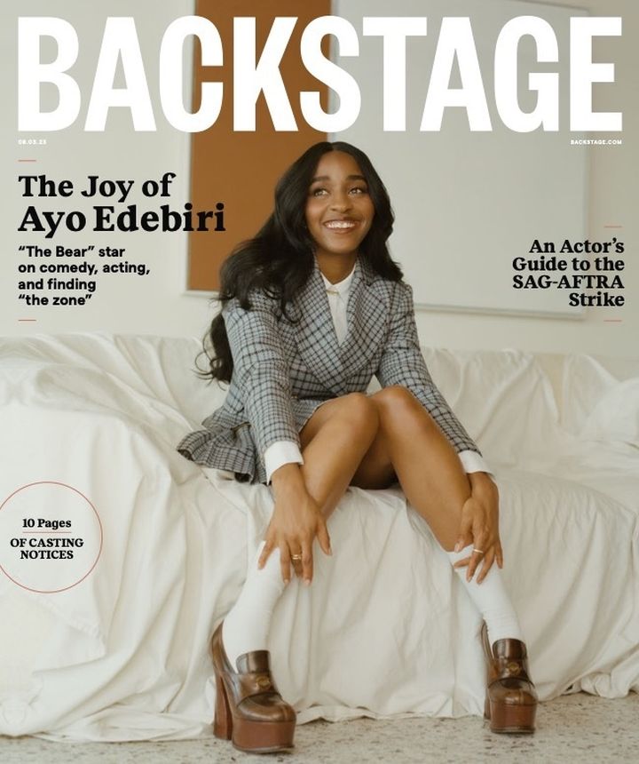 BACKSTAGE (USA) magazine side cover 3 August 2023