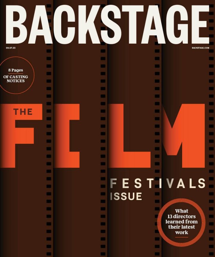 BACKSTAGE (USA) magazine side cover 7 September 2023