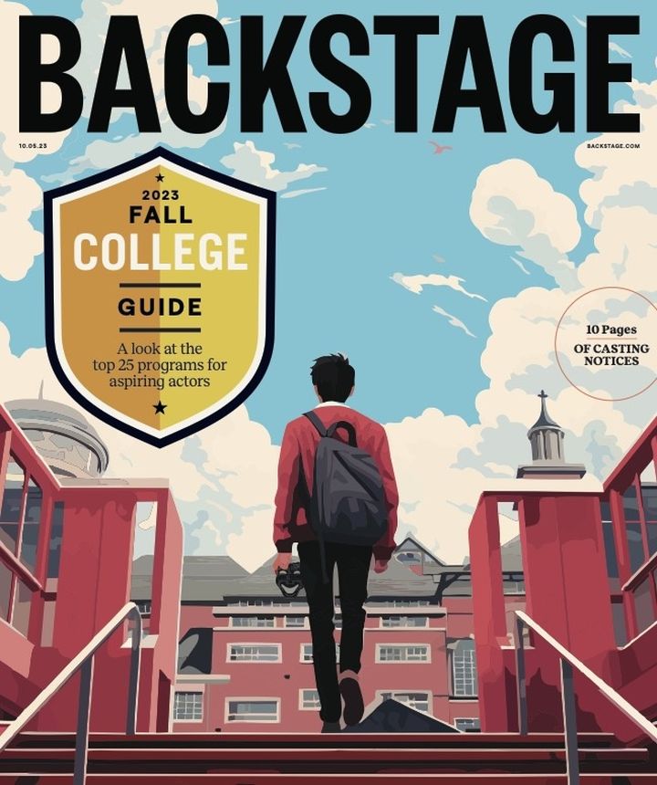 BACKSTAGE (USA) magazine side cover 5 October 2023