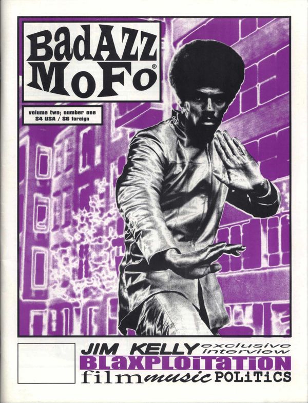 BAD AZZ MO FO magazine side cover Issue 1  Vol 2 No  1 June 1997