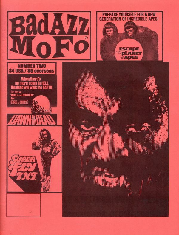 BAD AZZ MO FO magazine side cover Issue 2  Vol 2 No  2 Winter 1997-1998 