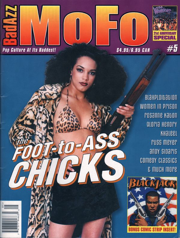 BAD AZZ MO FO magazine side cover Issue 5  Vol 2 No  5  2000