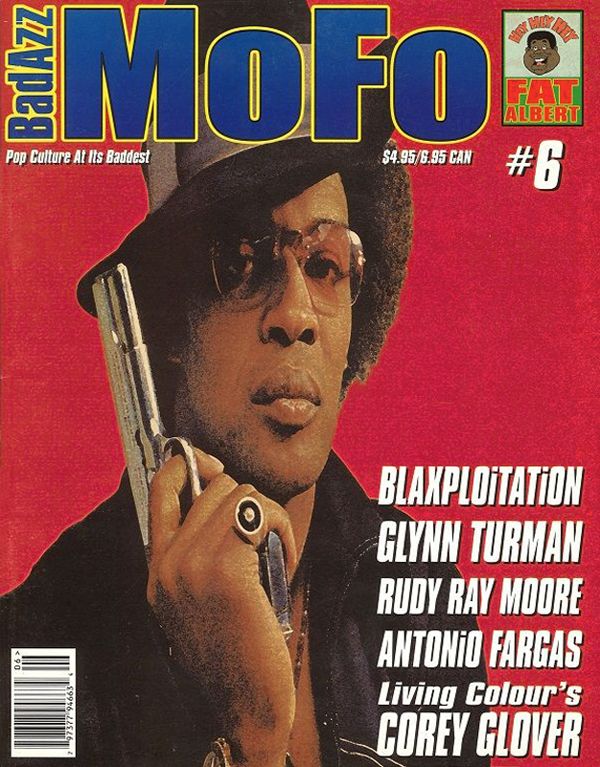 BAD AZZ MO FO magazine side cover Issue 6  Vol 2 No  6  2001