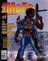 BAD AZZ MO FO magazine side cover Issue 7  Vol 2 No  7  