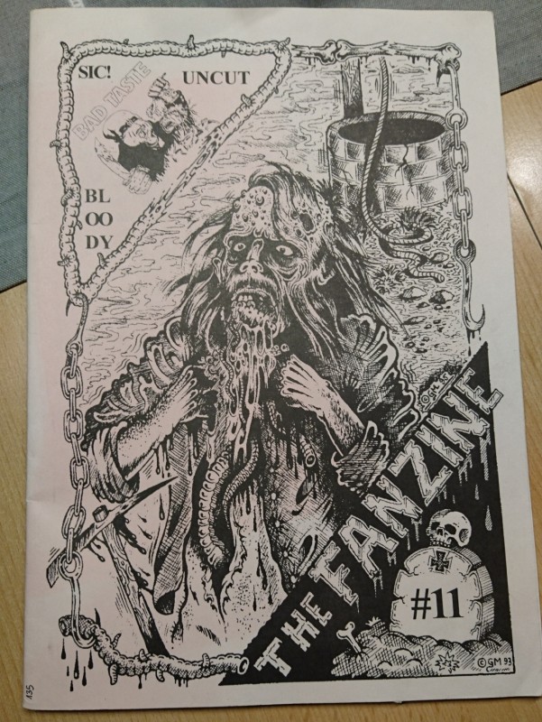 BAD TASTE magazine side cover Issue 11   