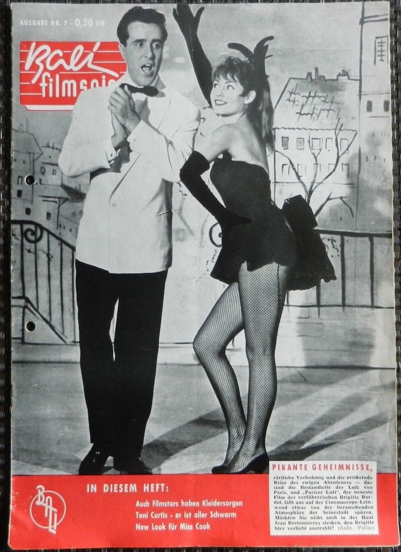 BALI FILMSPIEGEL magazine side cover Issue 7  1956