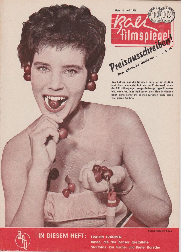 BALI FILMSPIEGEL magazine side cover Issue 31 June 1958