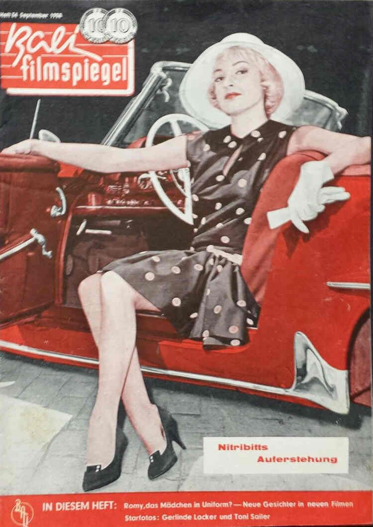 BALI FILMSPIEGEL magazine side cover Issue 34 September 1958