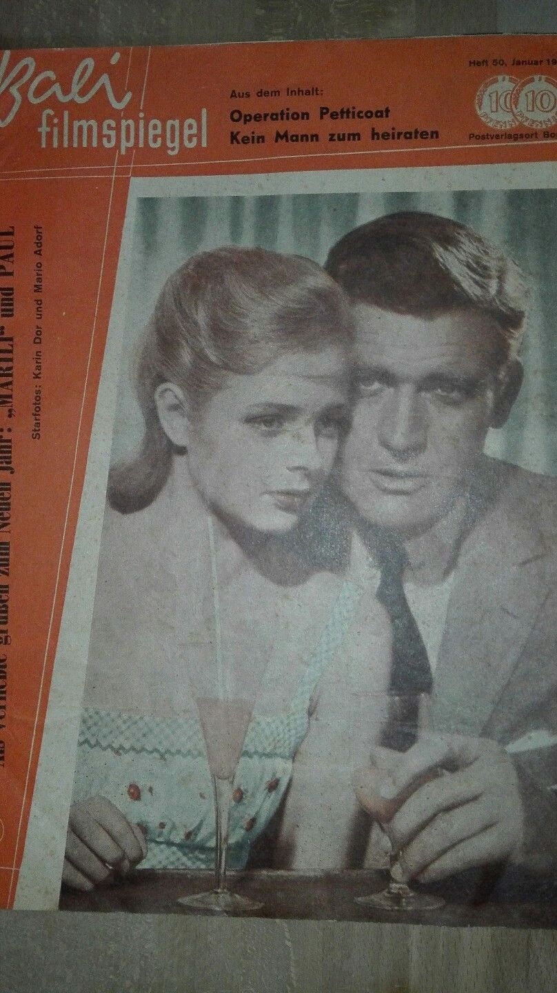 BALI FILMSPIEGEL magazine side cover Issue 50 January 1960