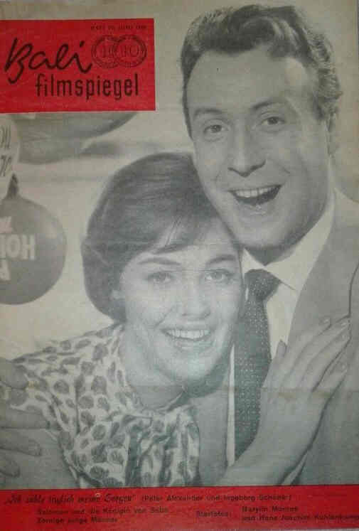 BALI FILMSPIEGEL magazine side cover Issue 55 June 1960