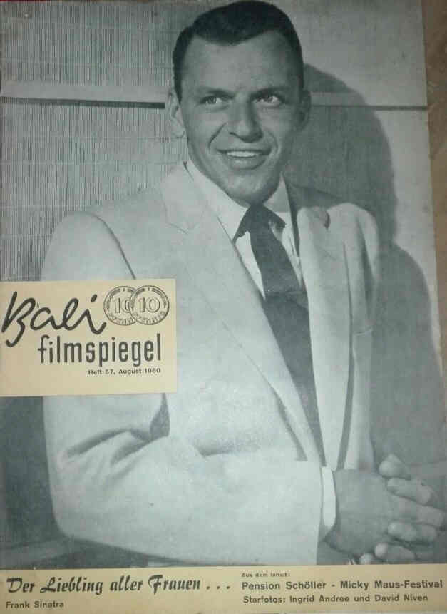 BALI FILMSPIEGEL magazine side cover Issue 57 August 1960