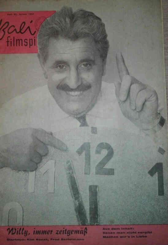 BALI FILMSPIEGEL magazine side cover Issue 60  January 1961