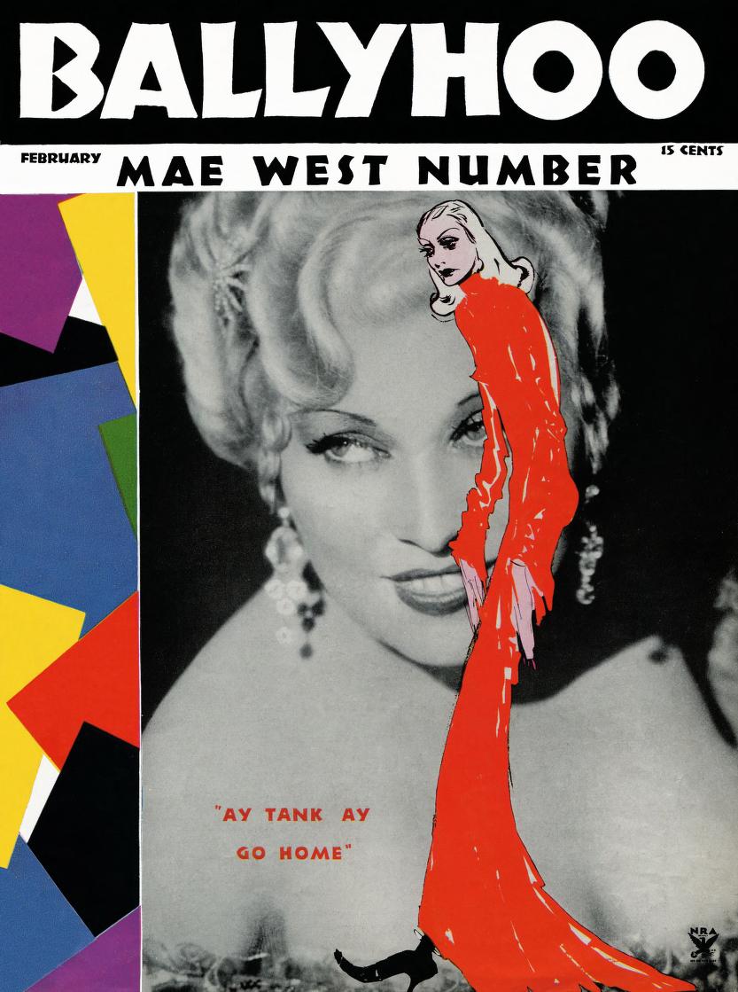 BALLYHOO magazine side cover  Vol 6 No  1  February 1934