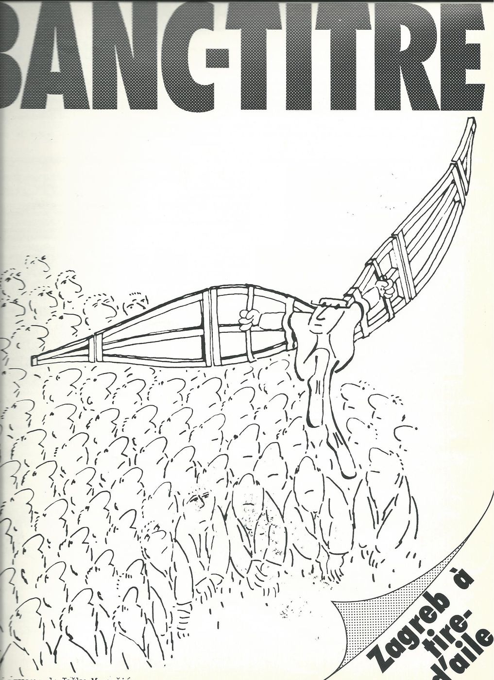 BANC-TITRE magazine side cover Issue 4 August 1978