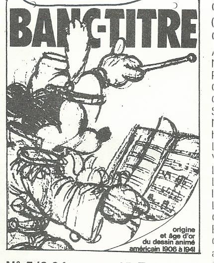 BANC-TITRE magazine side cover Issue 5/6  1978