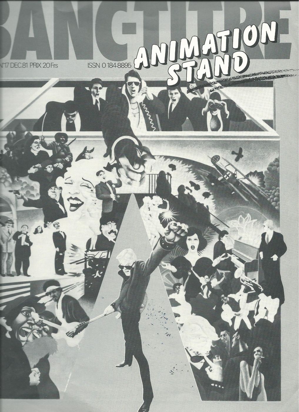 BANC-TITRE magazine side cover Issue 17 December 1981