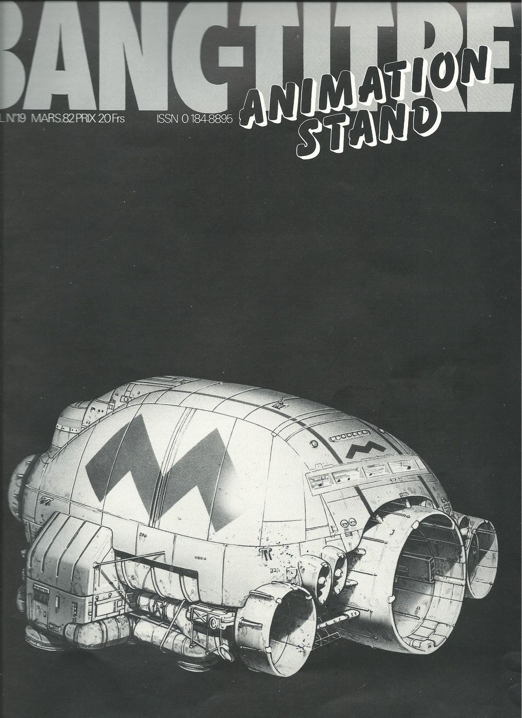 BANC-TITRE magazine side cover Issue 19 March 1982