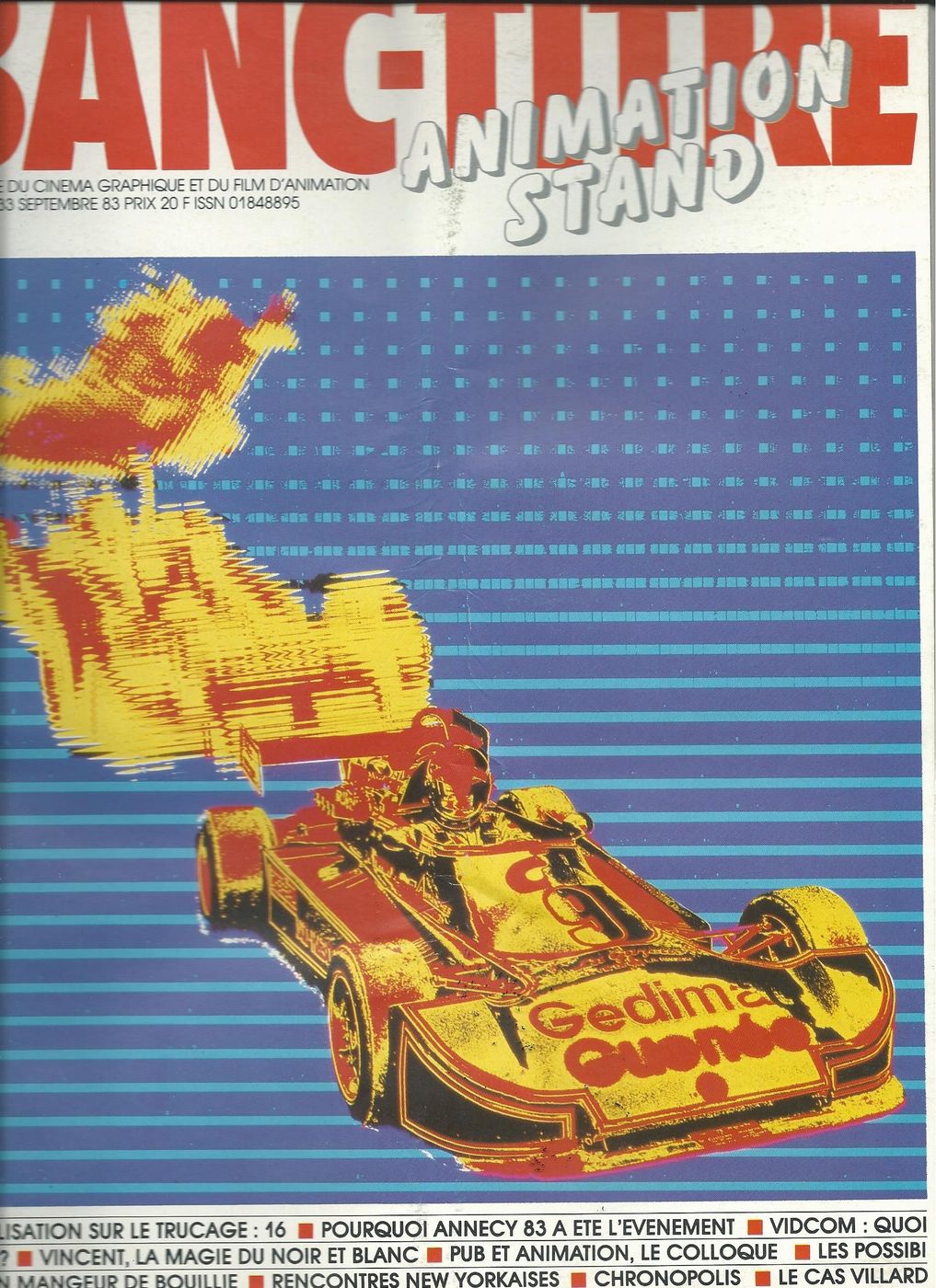BANC-TITRE magazine side cover Issue 33 September 1983