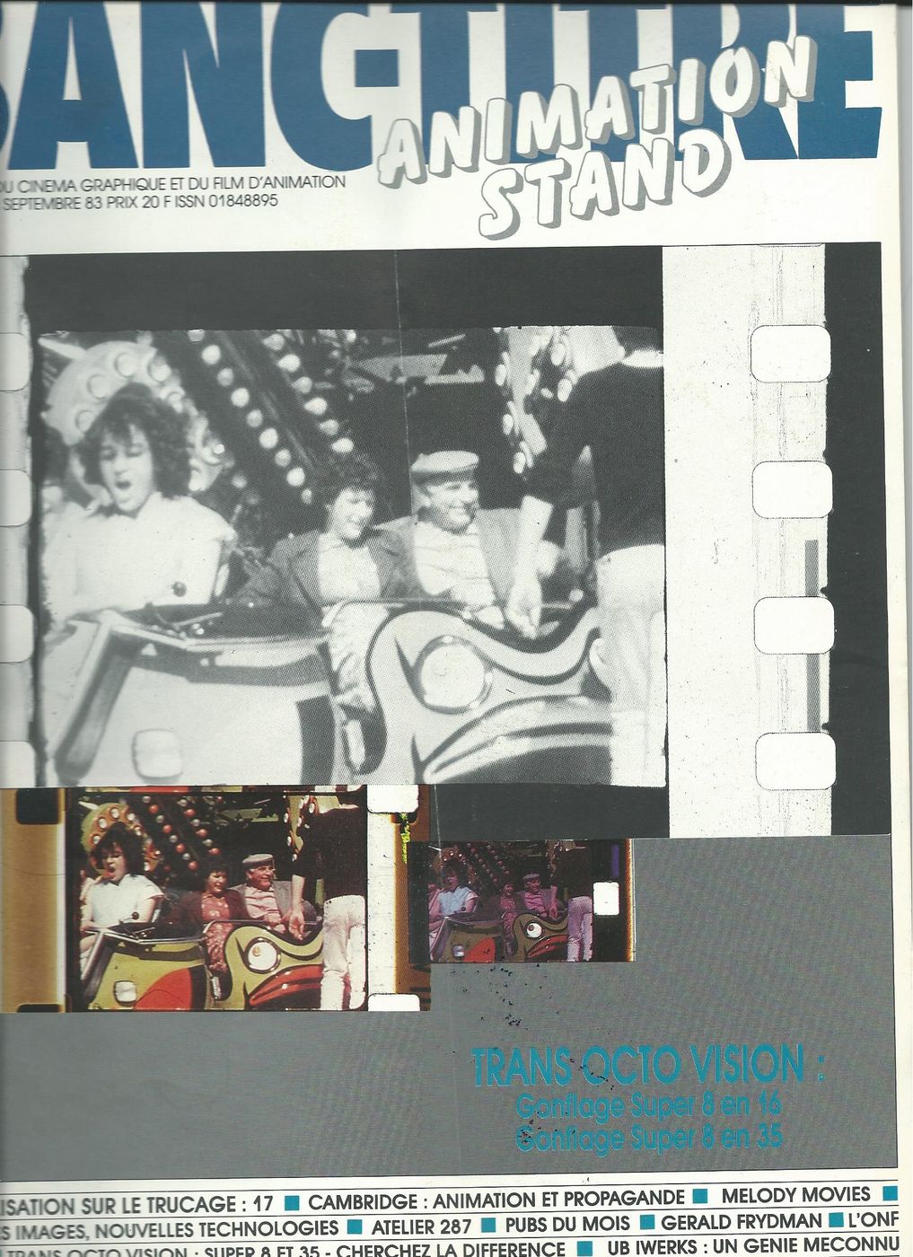 BANC-TITRE magazine side cover Issue 34 September 1983