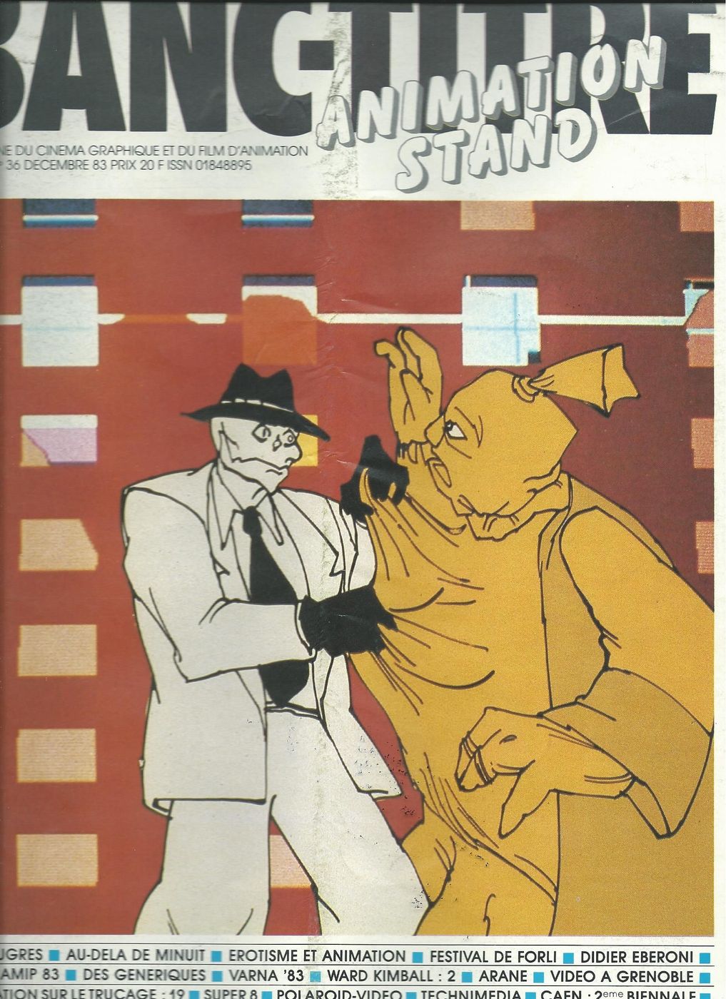 BANC-TITRE magazine side cover Issue 36 December 1983