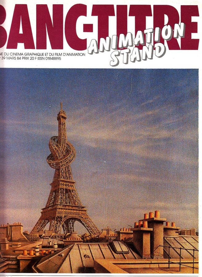 BANC-TITRE magazine side cover Issue 39 March 1984