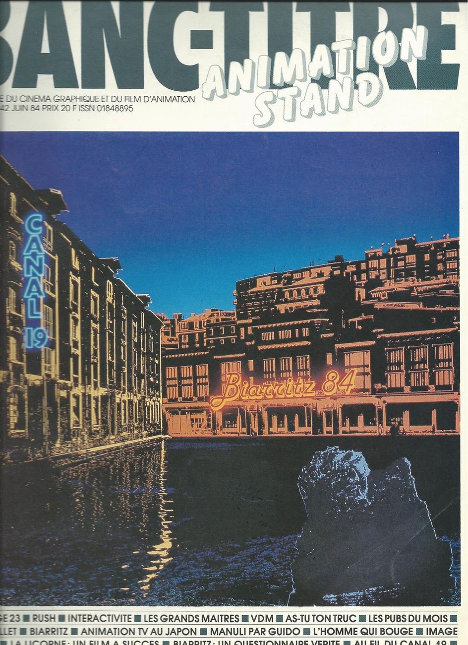 BANC-TITRE magazine side cover Issue 42 June 1984