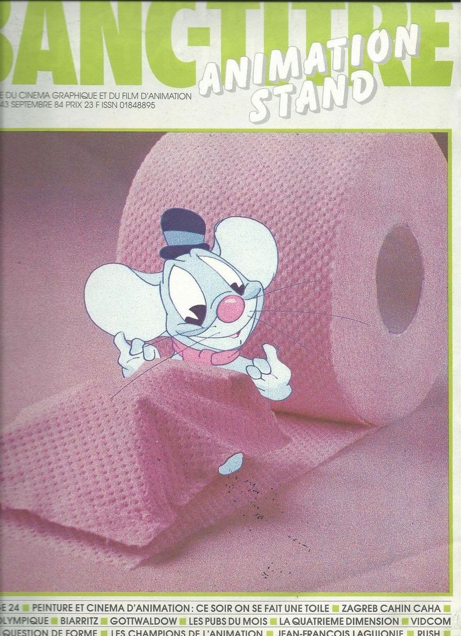 BANC-TITRE magazine side cover Issue 43 September 1984