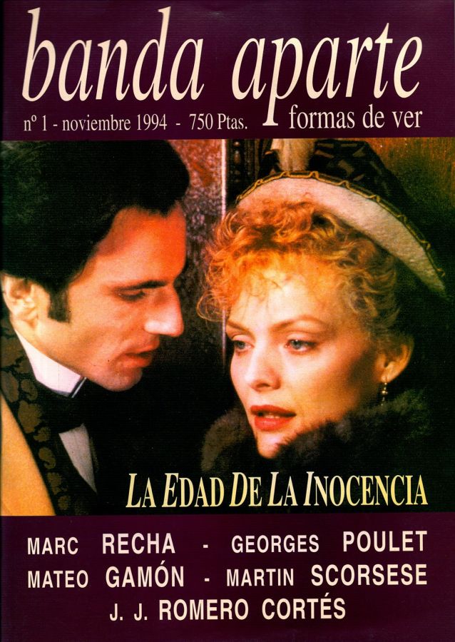 BANDA APARTE magazine side cover Issue 1 November 1994
