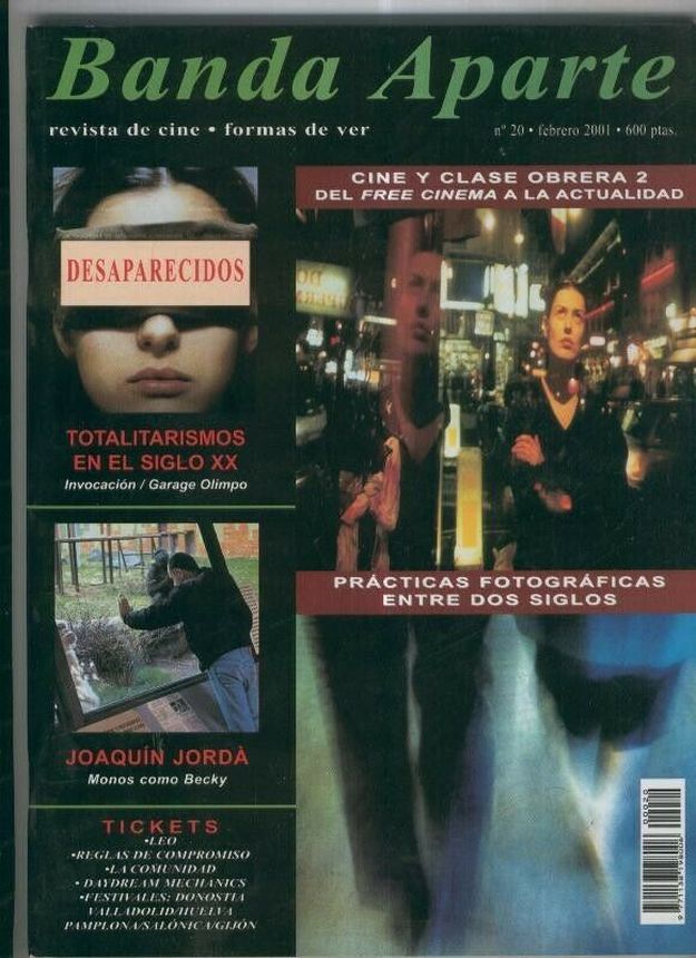 BANDA APARTE magazine side cover Issue 20 February 2001
