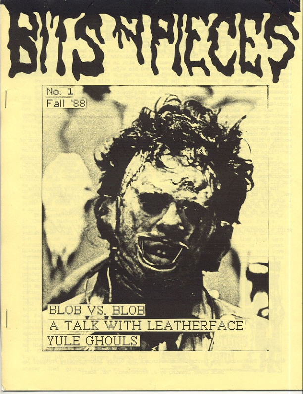 BITS AND PIECES magazine side cover Issue 1 Fall 1988