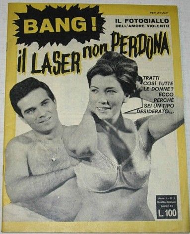 BANG! magazine side cover Issue 1  1966